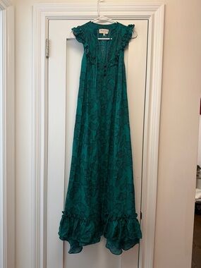 Mayle Teal Floral dress